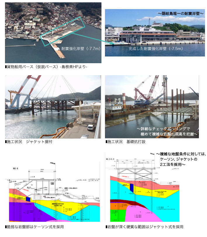 作品集：西郷港 耐震強化岸壁