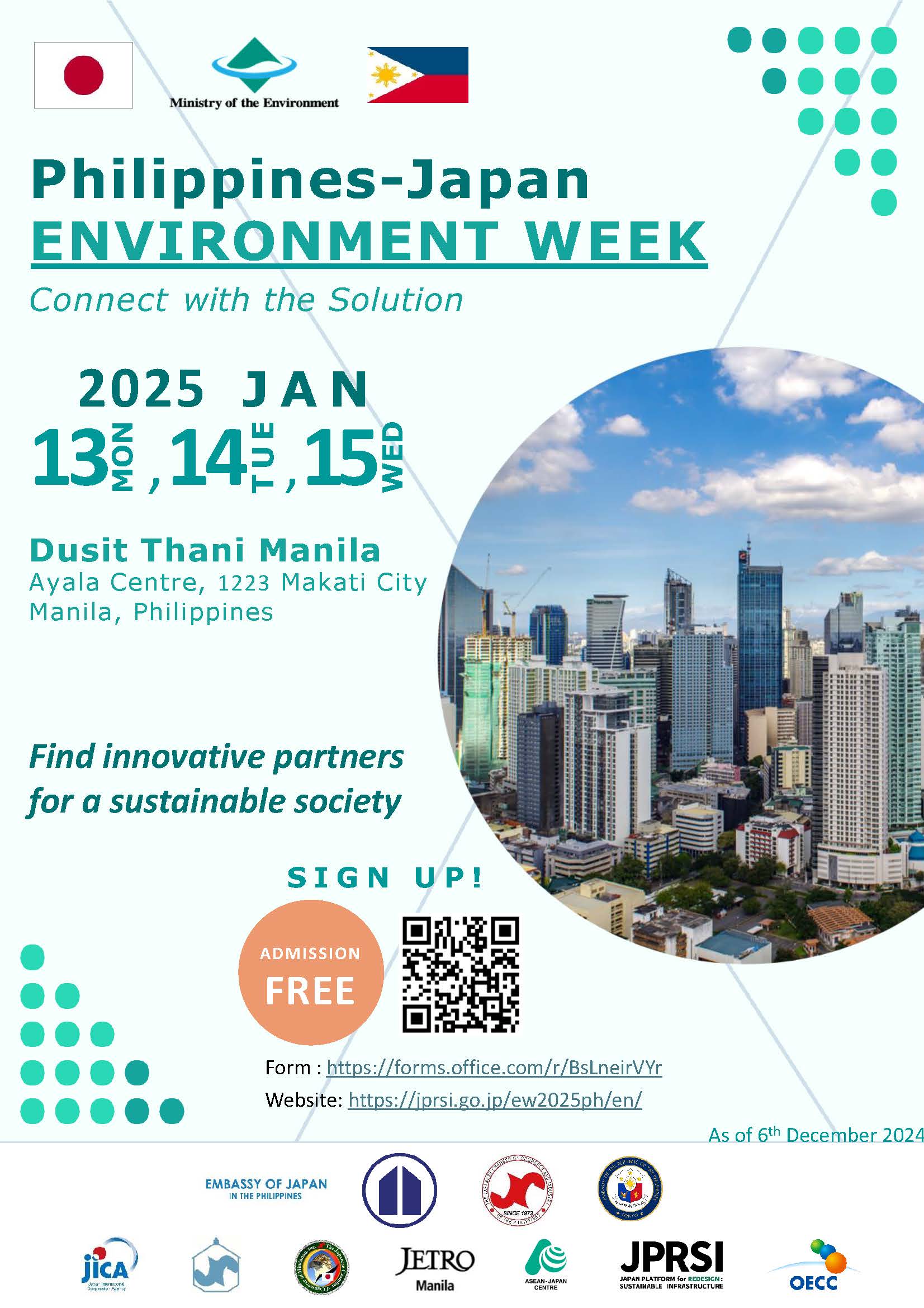 
Participation in the Philippines – Japan Environment Week